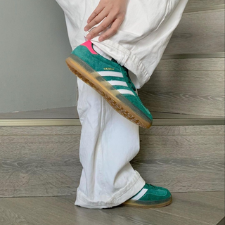 Adidas Gazelle indoor Green & lucid pink - Thumbnail 6