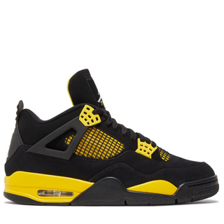 Nike Air Jordan 4 Retro Black Yellow 'Thunder'