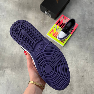 Nike Air Jordan 1 Low Court Purple   - Thumbnail 3