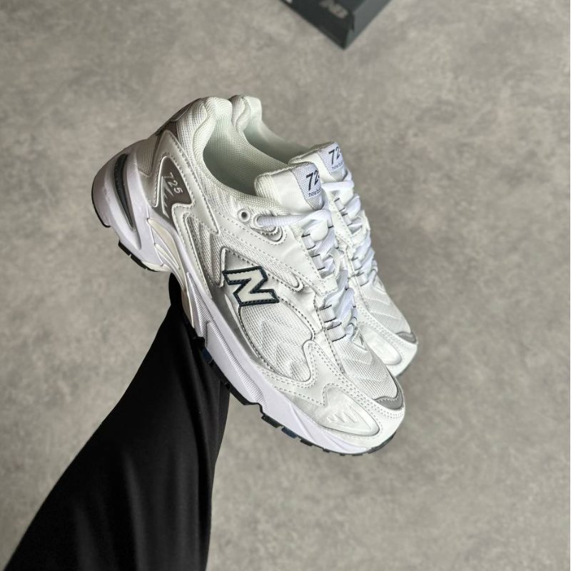 New Balance 725 White Silver  - Thumbnail (Preview) 2