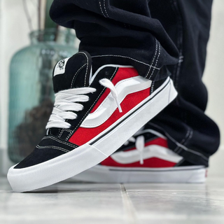 Vans Knu Skool Black Red