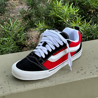 Vans Knu Skool Black Red ❦ - Thumbnail 3