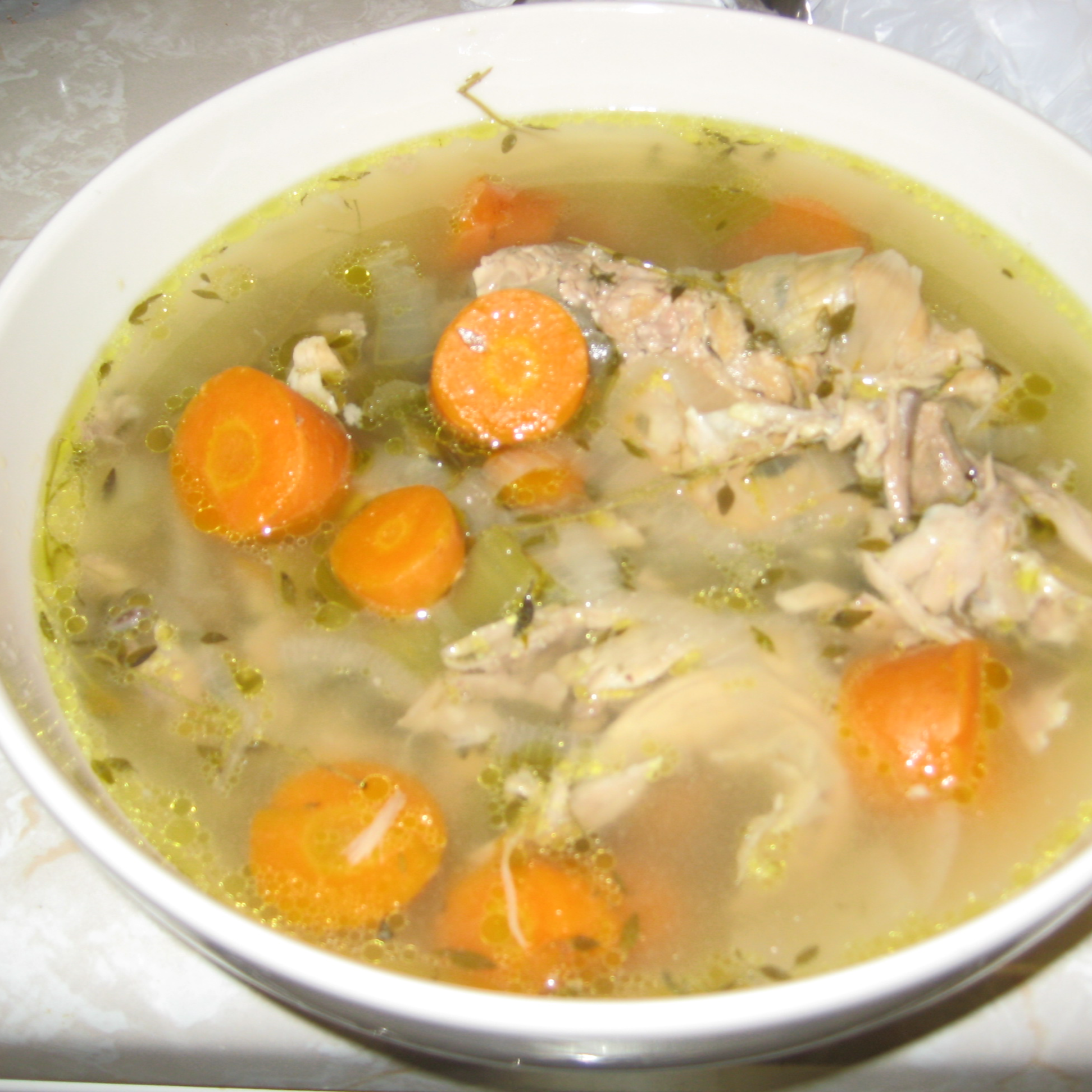 CHICKEN BROTH SOUP