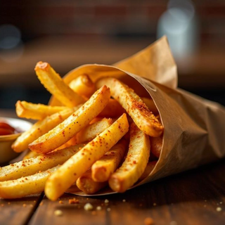 CHIPS SPICED (PLAIN OR HOT)