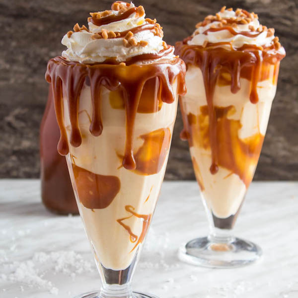 SALTED CARAMEL MILK SHAKE