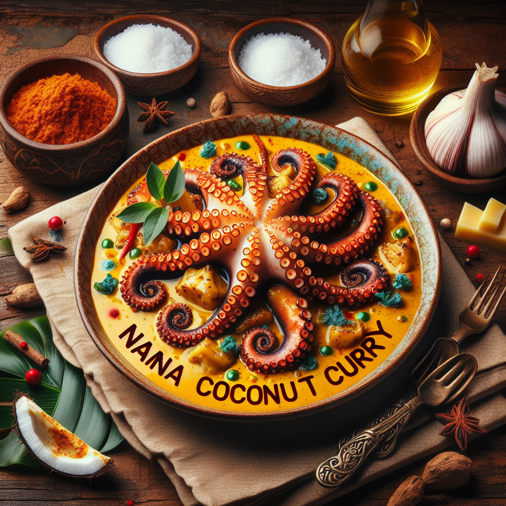 OCTOPUS ( COCONUT CURRY)