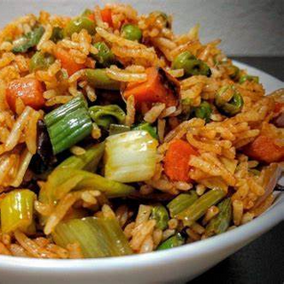 VEGETABLE RICE AND SAUCE