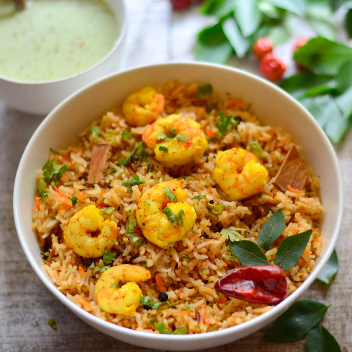 PRAWNS BIRYANI 