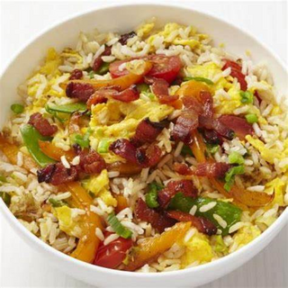 BACON AND EGG FRIED RICE