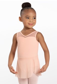 Kids Cotton Sweetheart Dress - Soft Pink - 14049