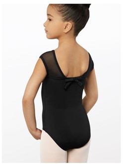 Kids Boat Neck Leotard – Black - MT12106