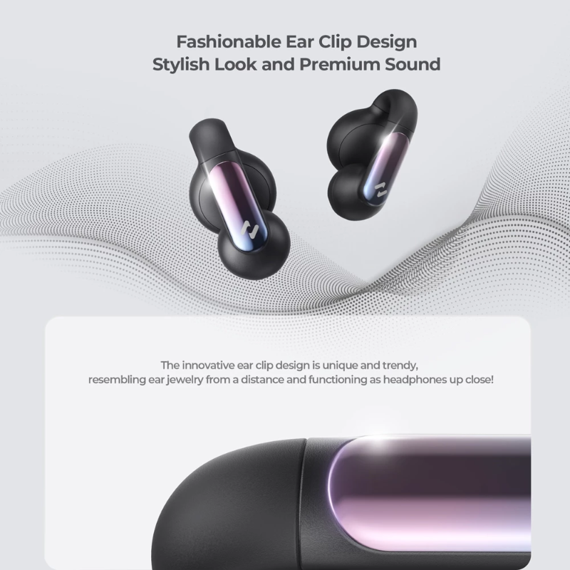 HAVIT TW980 Earbuds | Clip & Open-Ear Design | USB Port Type-C | 40mAh Earbuds Battery