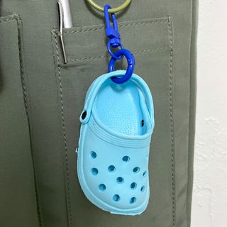 Blue Shoe Keychain 