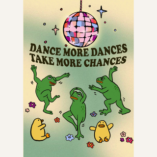 Dance More Dances Card