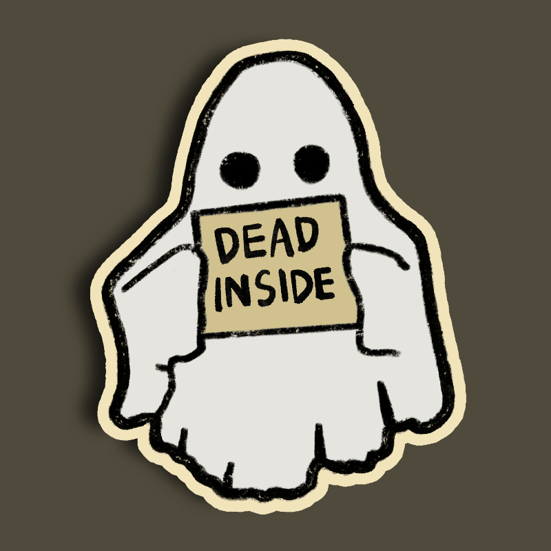 Dead Inside Sticker Main Image