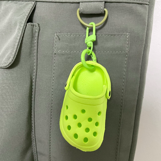 Green Shoe Keychain 