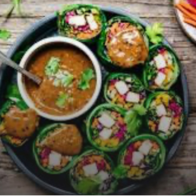 Vegan Collard Green Wraps