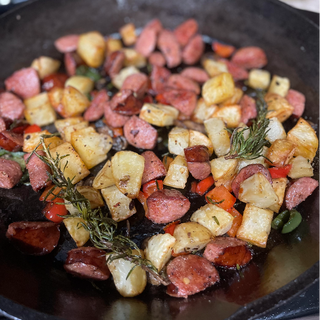 Rosemary Sausage and Potato Skillet Bowl Meal Prep