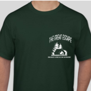 Dark Green Crew Neck 100% cotton t-shirt