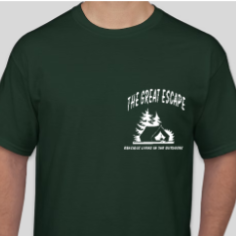 Dark Green Crew Neck 100% cotton t-shirt