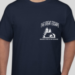 Navy Crew Neck 100% cotton t-shirt