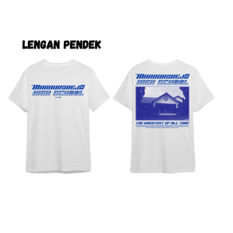 KAOS PUTIH MANDUROREJO LENGAN PENDEK