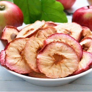 Maçã Vermelha desidratada / dehydrated red apple