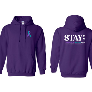 Purple Hoodie - Stay;