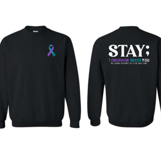 Black Sweatshirt - Stay;