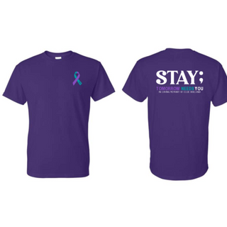 Purple T-Shirt - Stay;