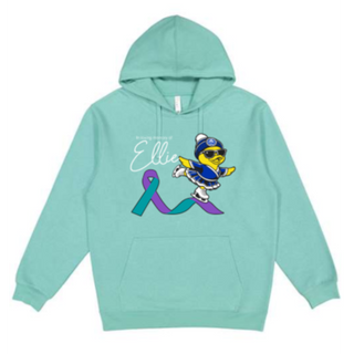 Teal Hoodie - Duck