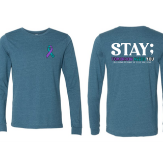 Teal Long Sleeve - Adult - Stay;