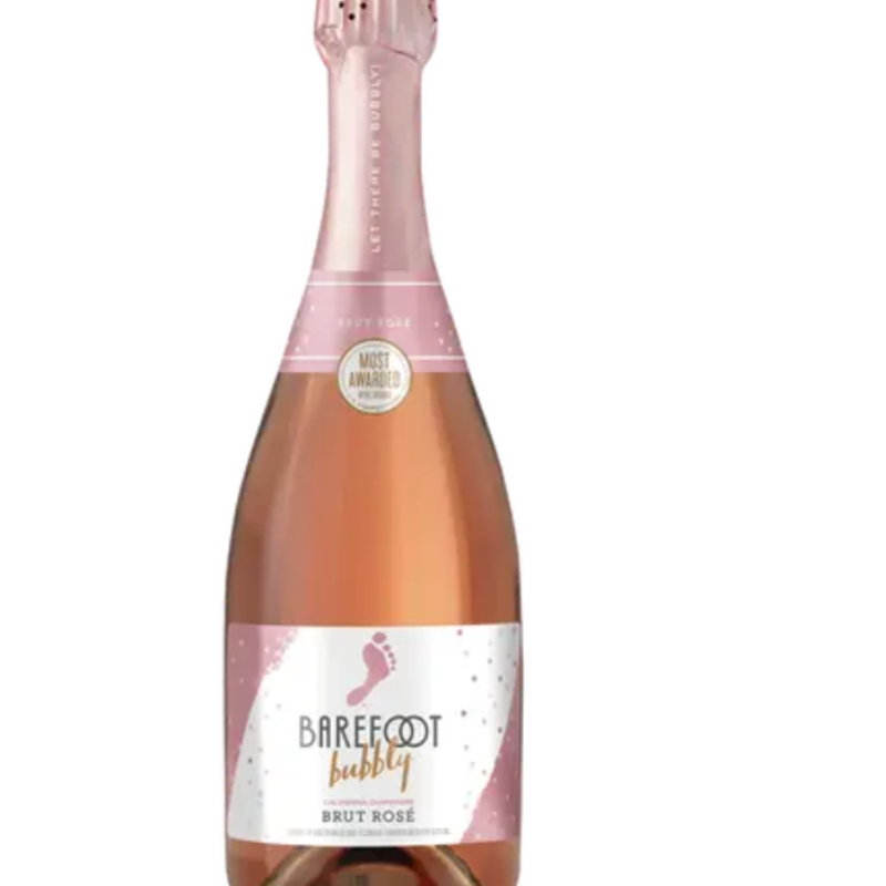 Barefoot Bubbly Brut Rose Champagne Main Image