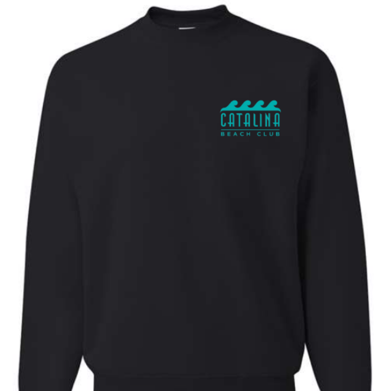 Catalina Jet Black Crewneck 