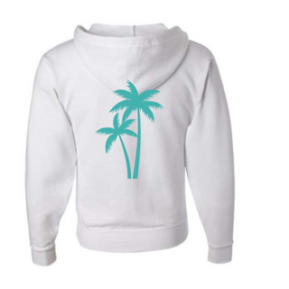 Catalina White Full Zip Sweatshirt - Thumbnail 2