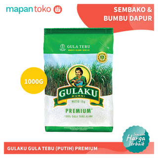 GULAKU GULA TEBU (PUTIH) PREMIUM PCK 1000G KARTON (24 PCS)