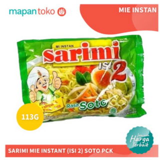 SARIMI MIE INSTANT (ISI 2) SOTO PCK 113G KARTON (24 Pcs)