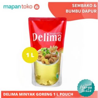 DELIMA MINYAK GORENG REFFIL PCH 1000ML KARTON (12 PCS)