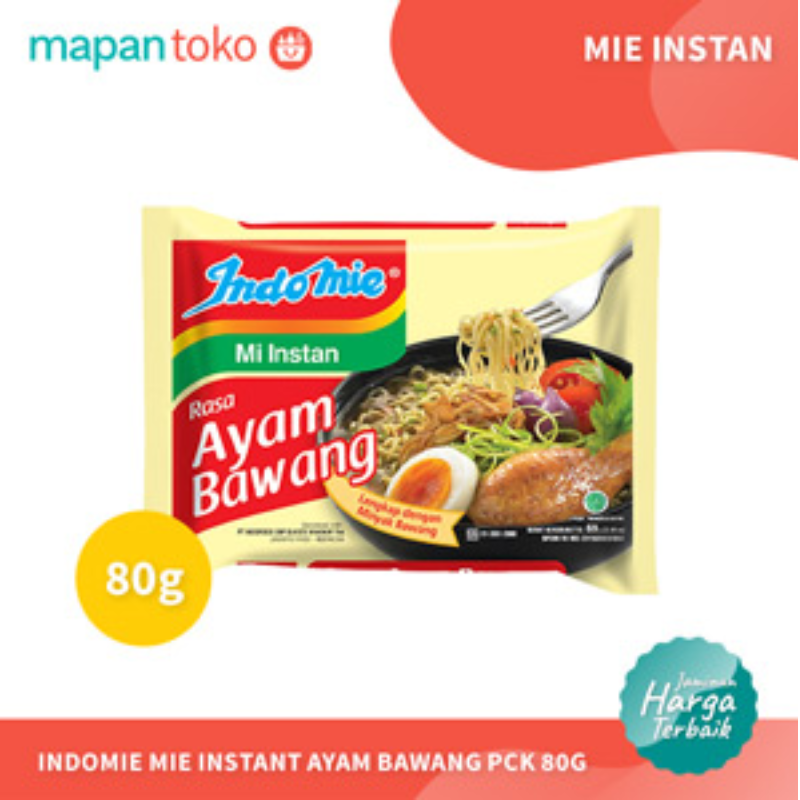 INDOMIE MIE INSTANT AYAM BAWANG PCK 80G KARTON (40 PCS)