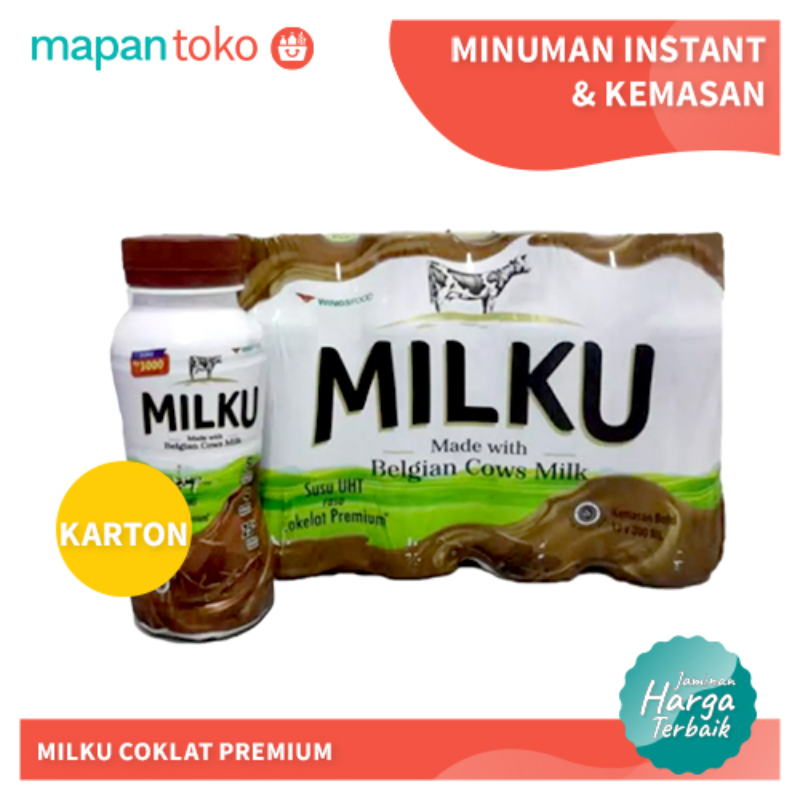 MILKU COKLAT PREMIUM 200 ML KARTON (24 Pcs) Main Image