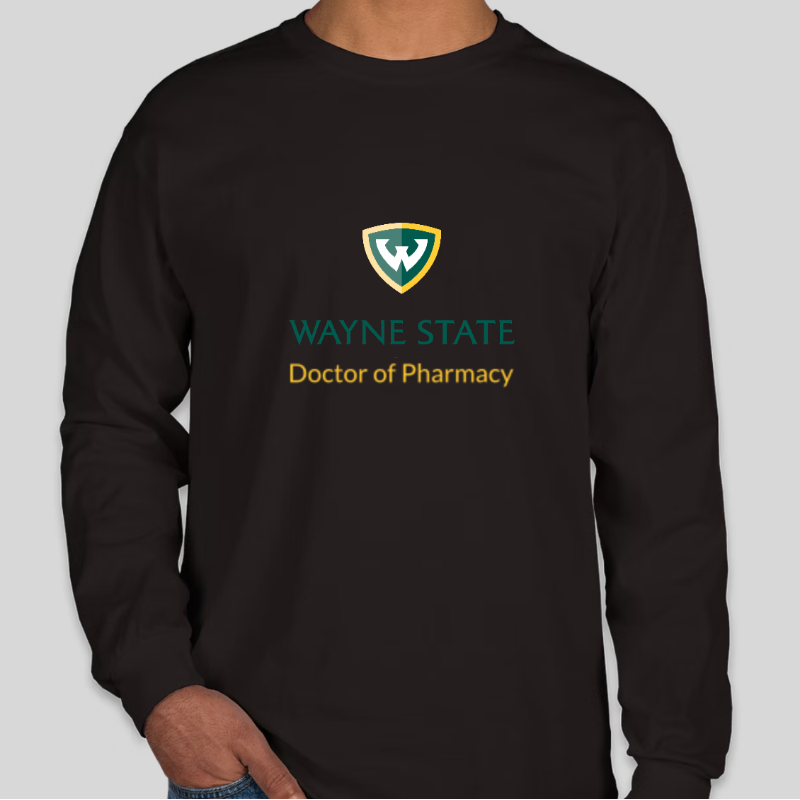 Black Round Neck Long Sleeve