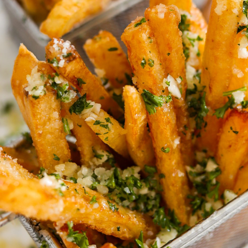 Wings and garlic Parmesan fries  Main Image