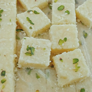 Coconut Barfi Plain 500gm box