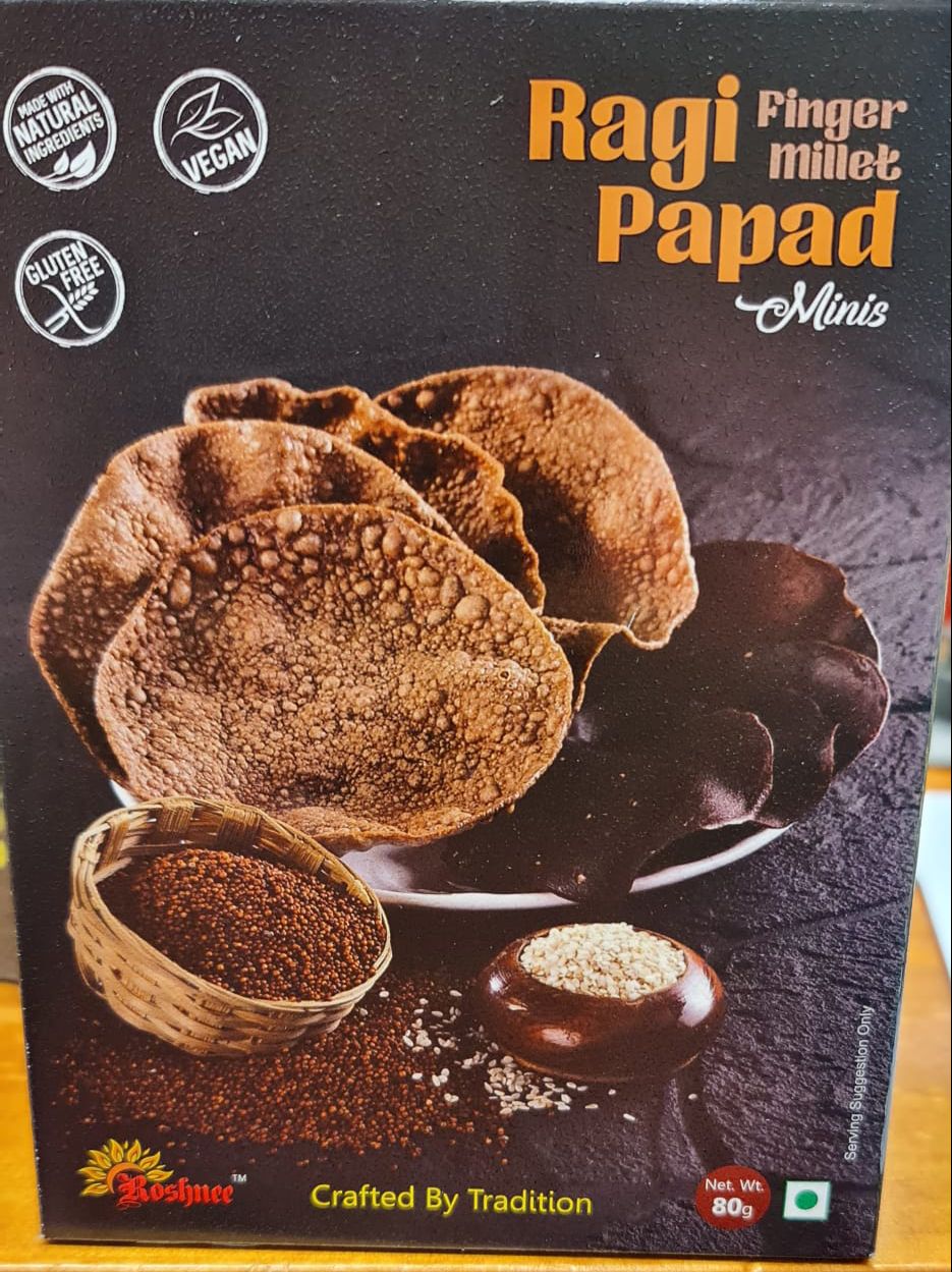 Ragi Papad Minis -The Perfect crunch to your meal