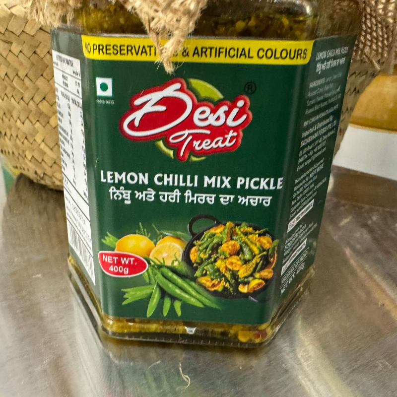 Lemon Chilli Pickle 400gm