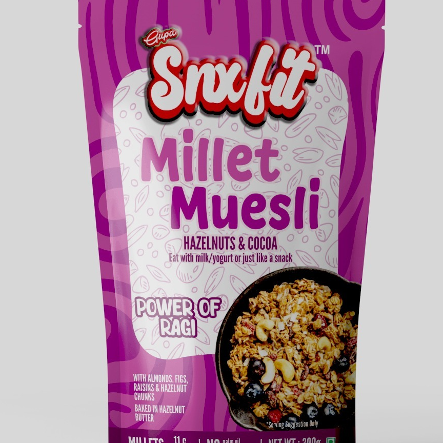 Hazelnut and Cocoa Millet Musesli Cereal 300gm