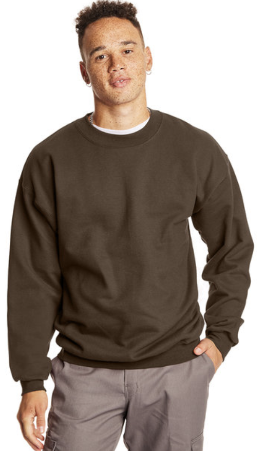 Brown Crew Neck Sweatshirt