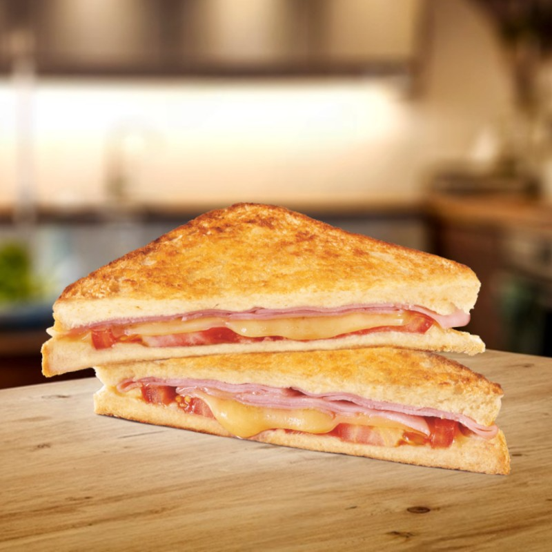 Ham Cheese & Tomato Toastie