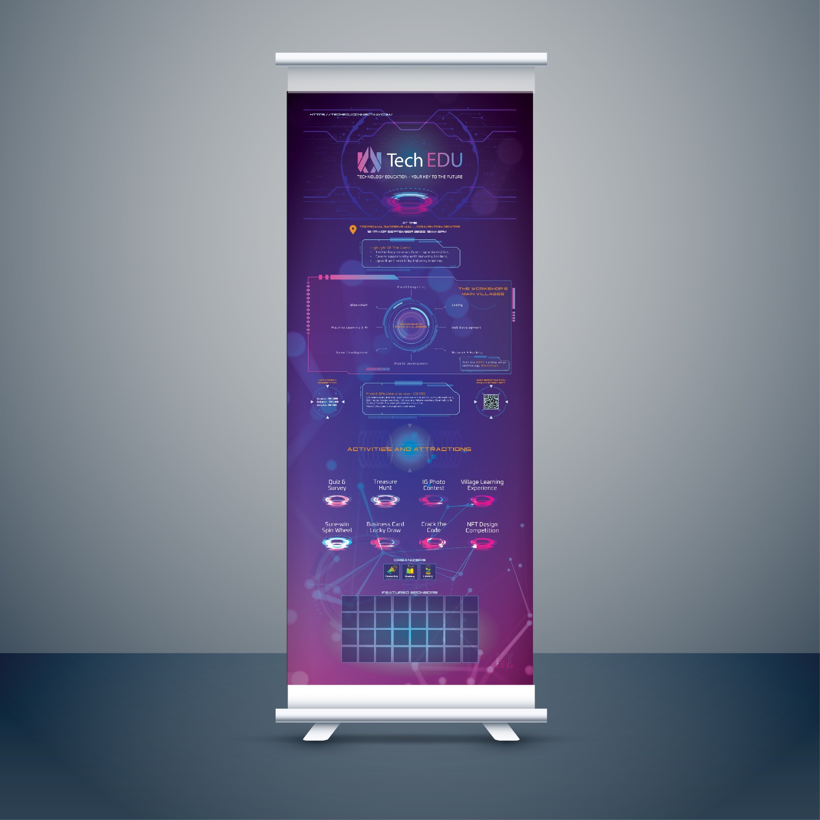 Logo Placement on Pull-up Banner