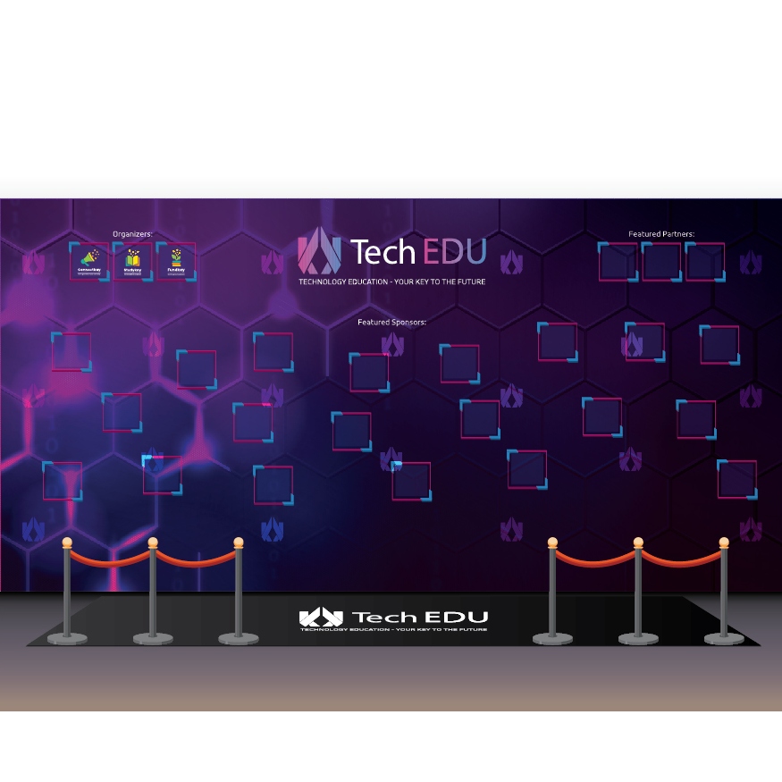 Logo Placement on Event Photo Wall